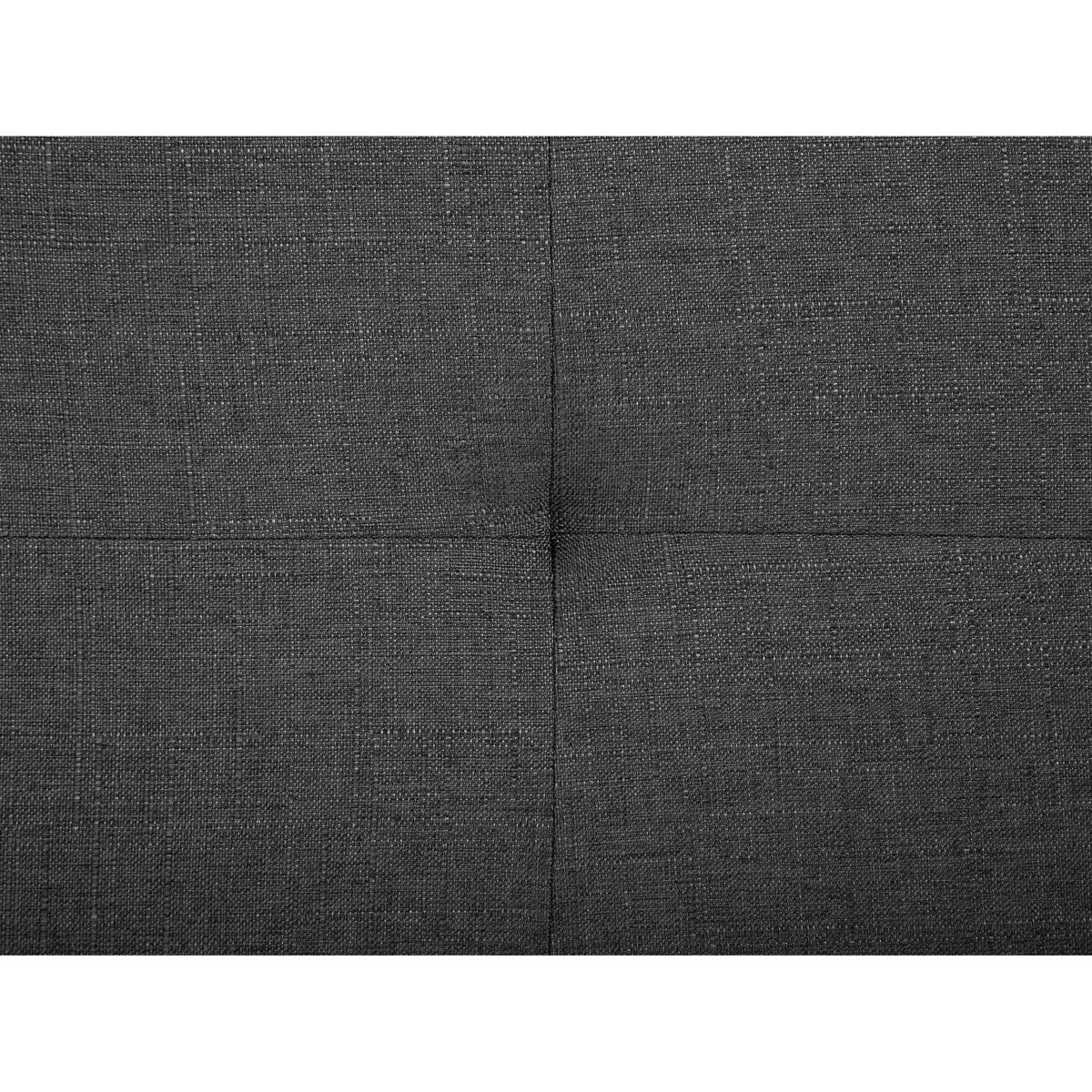 Łóżko z szufladami tapicerowane 180 x 200 cm ciemnoszare LA ROCHELLE