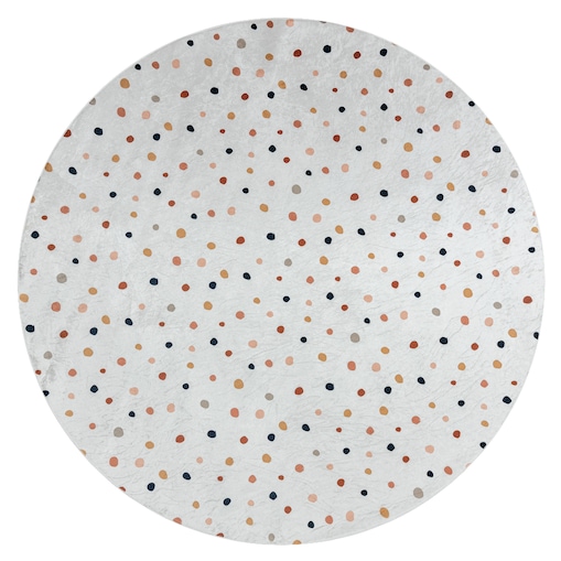 Dywan do prania BAMBINO 47890 koło Kropki koło 120 cm