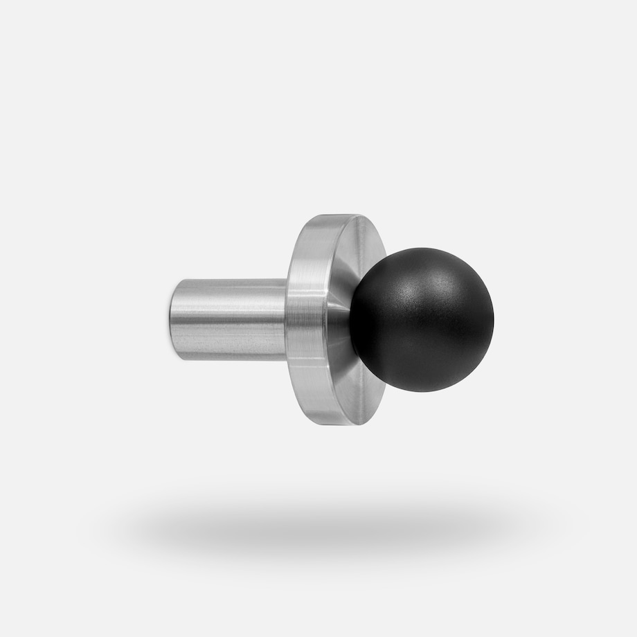 POLA W SILVER - BLACK wieszak ścienny