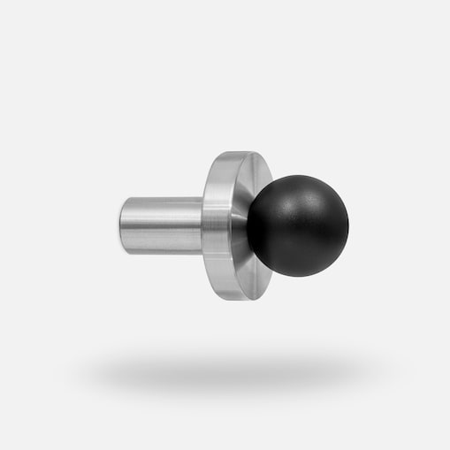 POLA W SILVER - BLACK wieszak ścienny