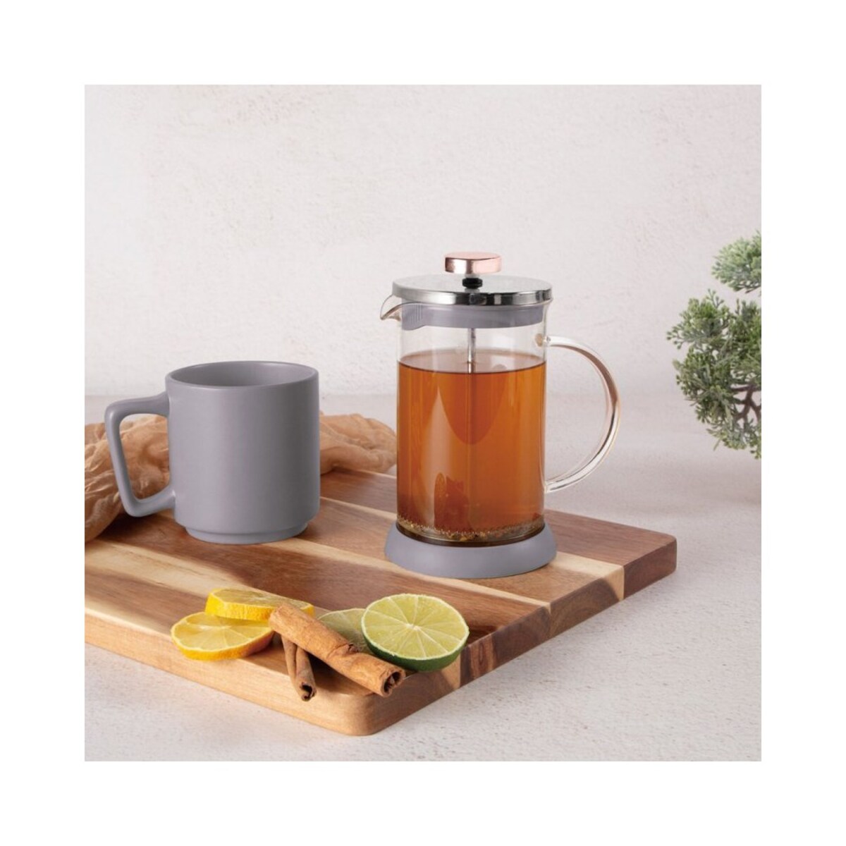 Berlinger Haus Taupe zaparzacz tłokowy do kawy herbaty 800ml BH8589