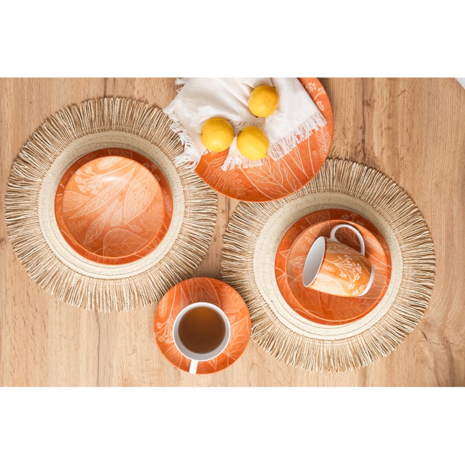 Filiżanka 350 ml ze spodkiem Beata, Dorota Cztery Pory Roku Lato LU40 (9075C)