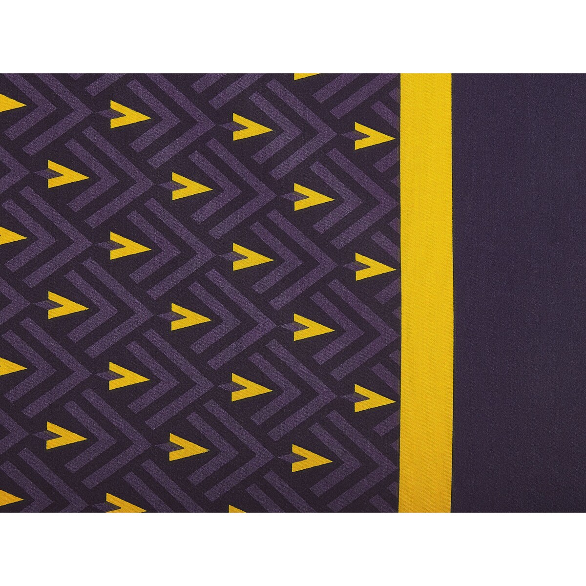 Komplet pościeli bawełnianej satynowej w jodełkę 135 x 200 cm niebiesko-żółty WALLINGFORD