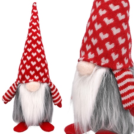 SKRZAT świąteczny KRASNAL gnom Mikołaj na święta