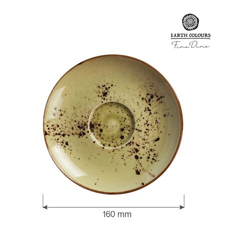 Spodek do cappuccino Olive 160 mm