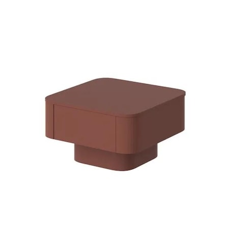 Ława kwadratowa GRADO 80x80 bordowa