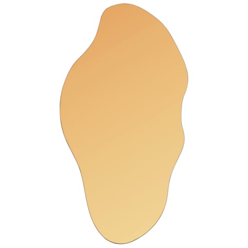 Lustro ścienne 92 cm Brązowy ASSIGNY