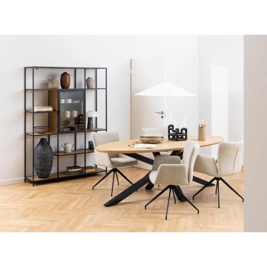 Krzesło Laura z podłokietnikami beżowe