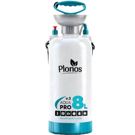 Opryskiwacz ciśnieniowy ręczny Plonos PL-606 8L duży ogrodowy regulowana lanca dysza
