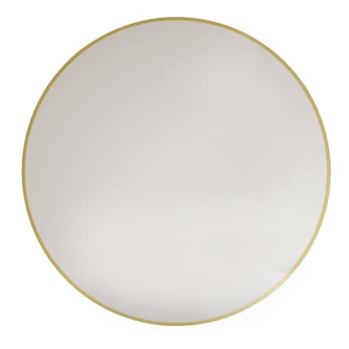 Okrągłe lustro ścienne MIRA, Ø 80 cm, kolor złoty, szkło