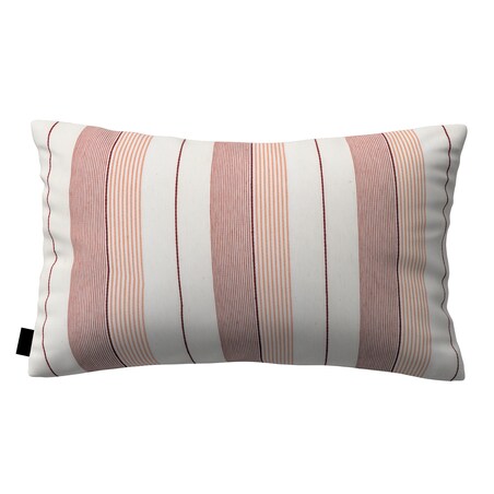 Poszewka Kinga na poduszkę prostokątną 47x28 czerwone pasy