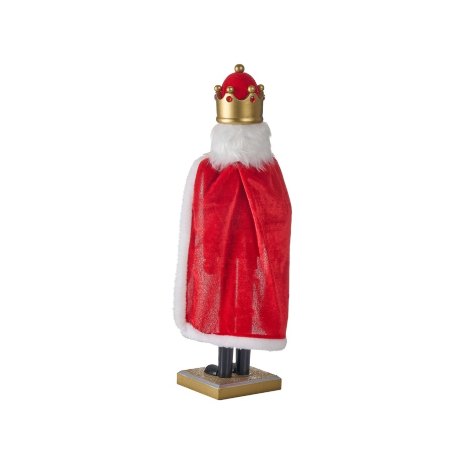 Figurka dekoracyjna HALLSJON Dziadek do orzechów 50 cm Czerowny/ zielony