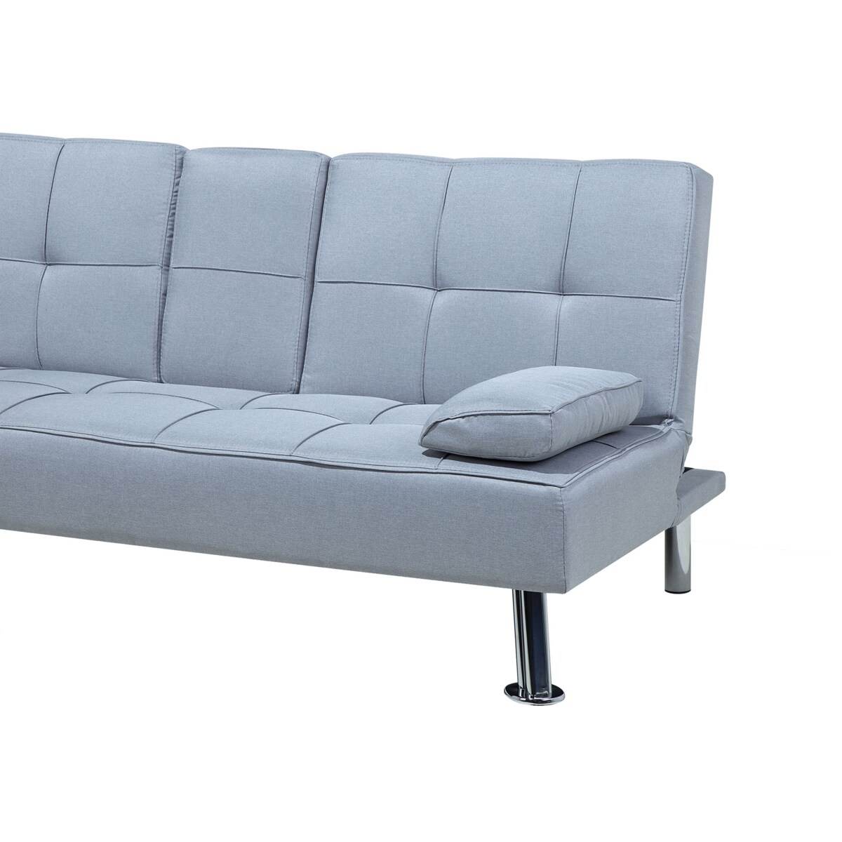 Sofa rozkładana jasnoszara ROXEN