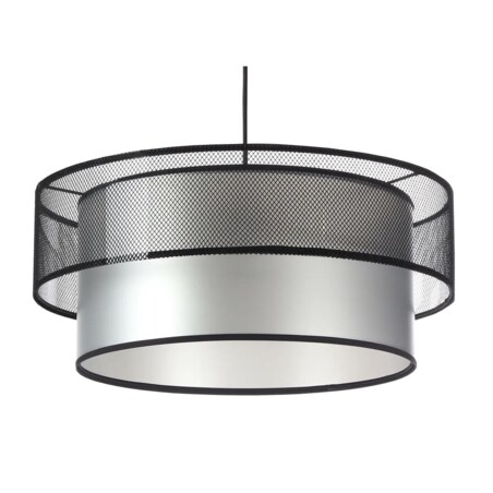 Lampa wisząca DOUBLE NET 50 srebrna