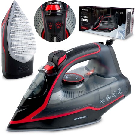 Żelazko parowe 2600W ceramiczna powłoka praca w pionie Berdsen 333100