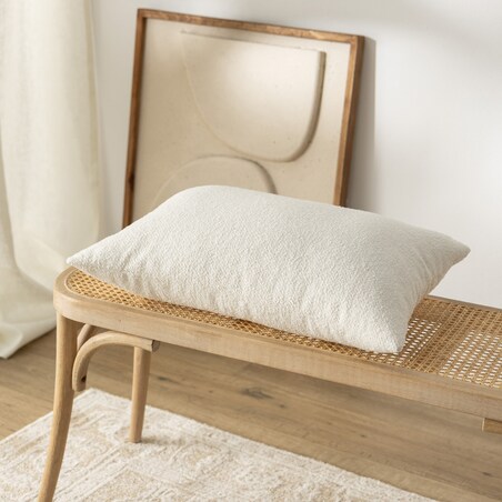 Poszewka Kinga na poduszkę prostokątną 47x28 biały