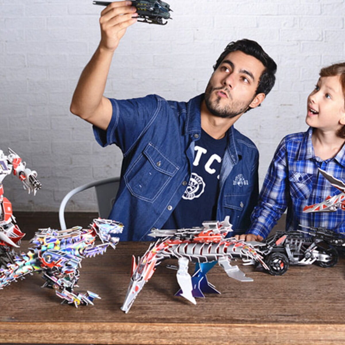 Dinozaur Pliozaur Puzzle 3D