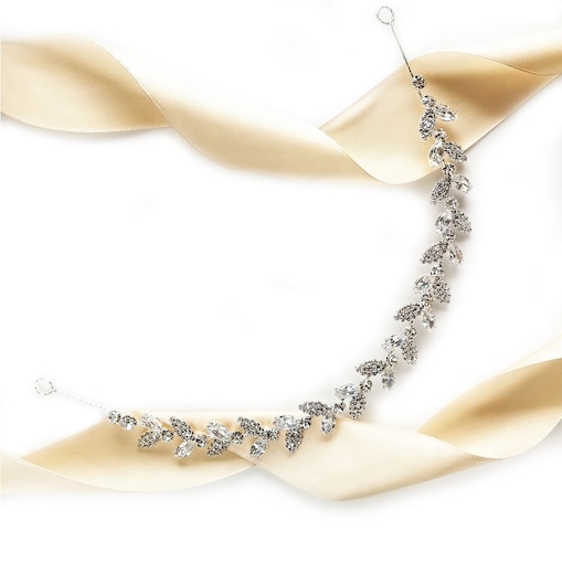 Srebrna opaska rustykalna BŁYSZCZĄCA elastyczna WOW