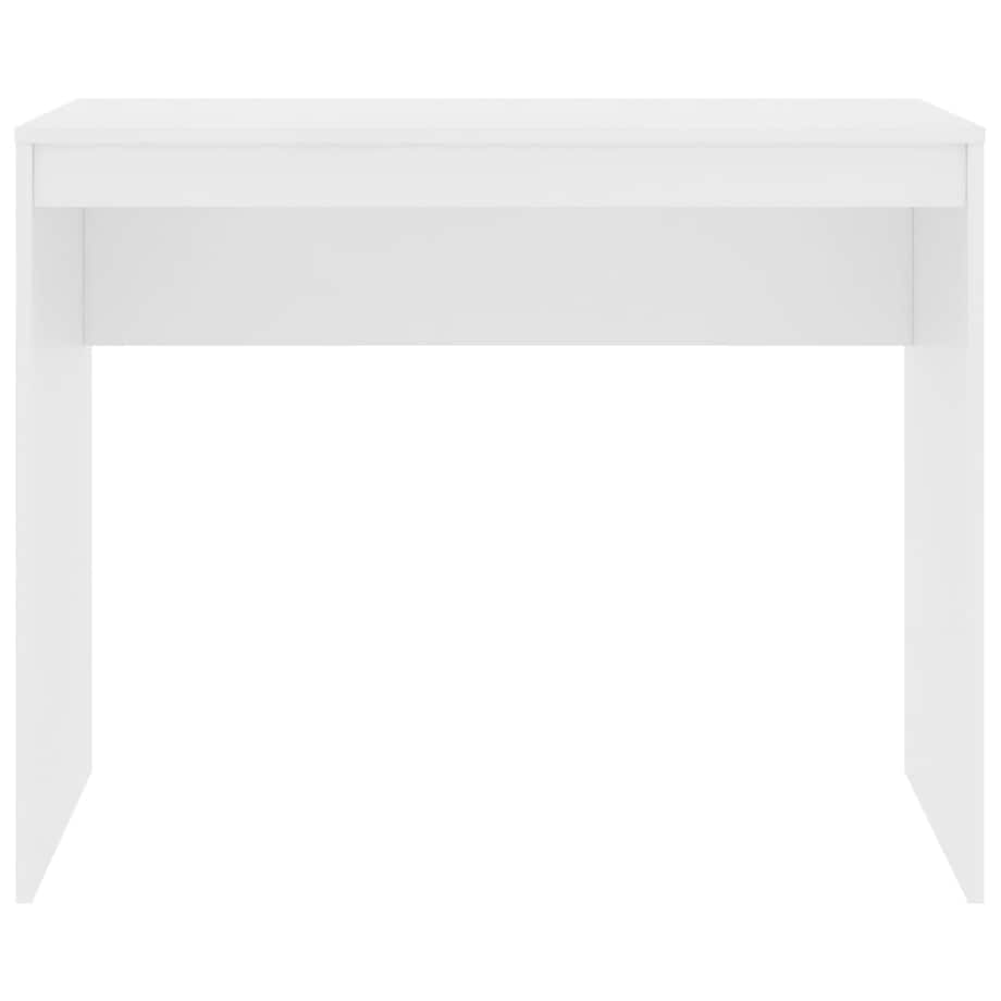 vidaXL Biurko, białe, 90x40x72 cm, materiał drewnopochodny