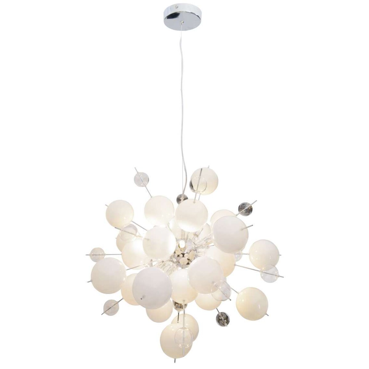 LAMPA wisząca EXPLOSION 7026423 Nave dekoracyjna OPRAWA zwis kulki bubbles bombki białe