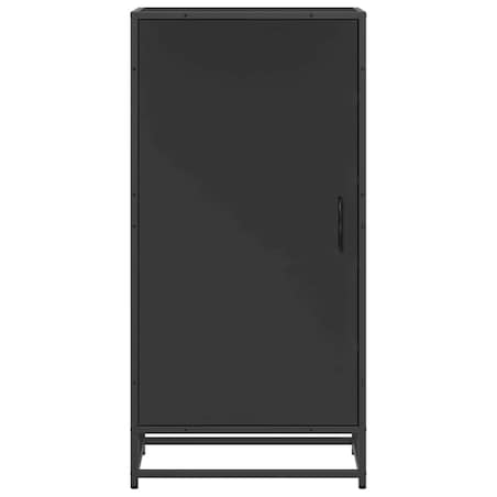 vidaXL Stojak na buty, czarny, 48x38x97,5 cm, materiał drewnopochodny