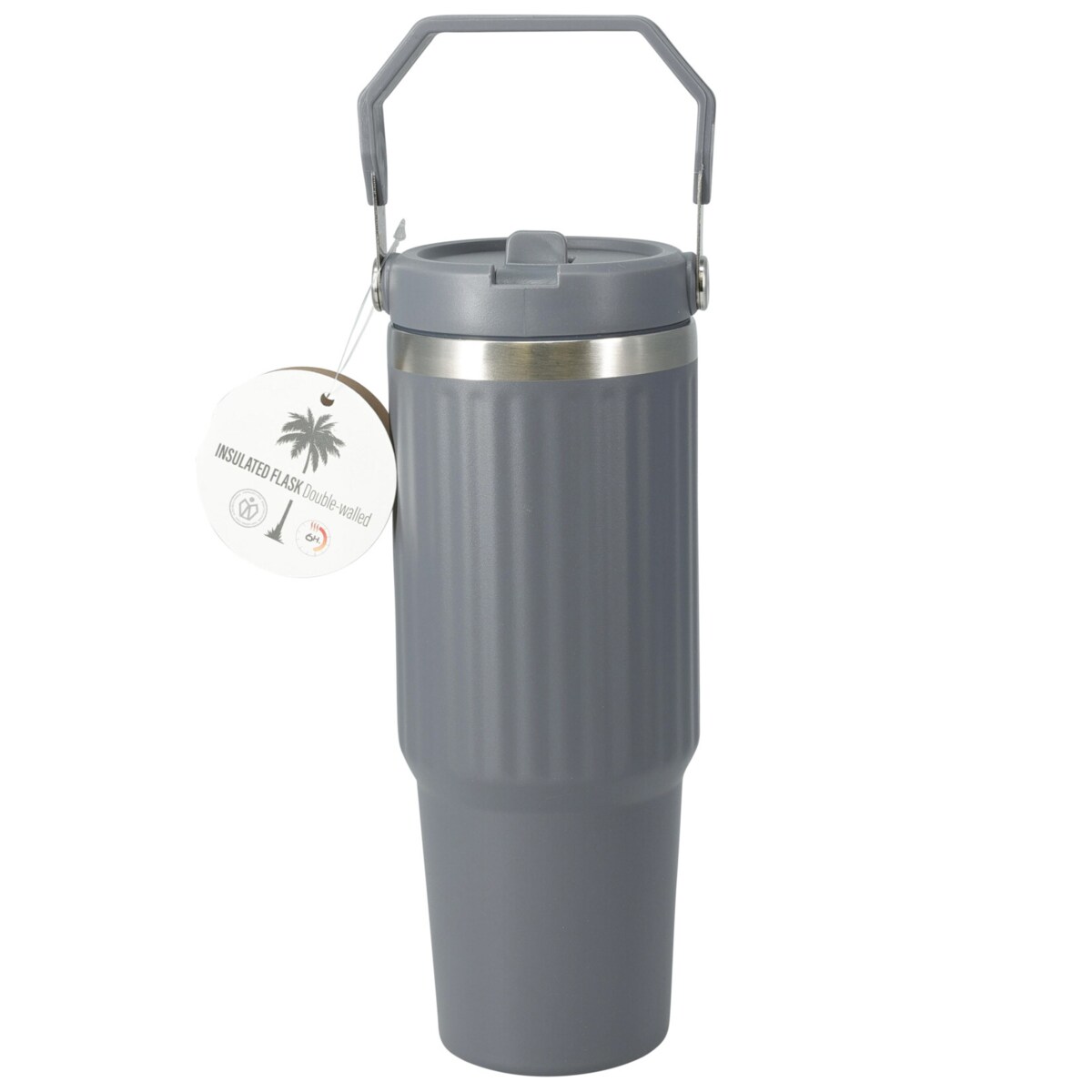 Termos stalowy z uchwytem VARMÖ, 900 ml