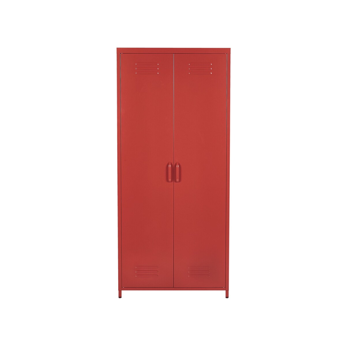 Szafa biurowa metalowa czerwona VARNA
