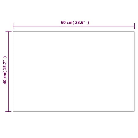 vidaXL Lustro ścienne z lampkami LED, prostokątne, szklane