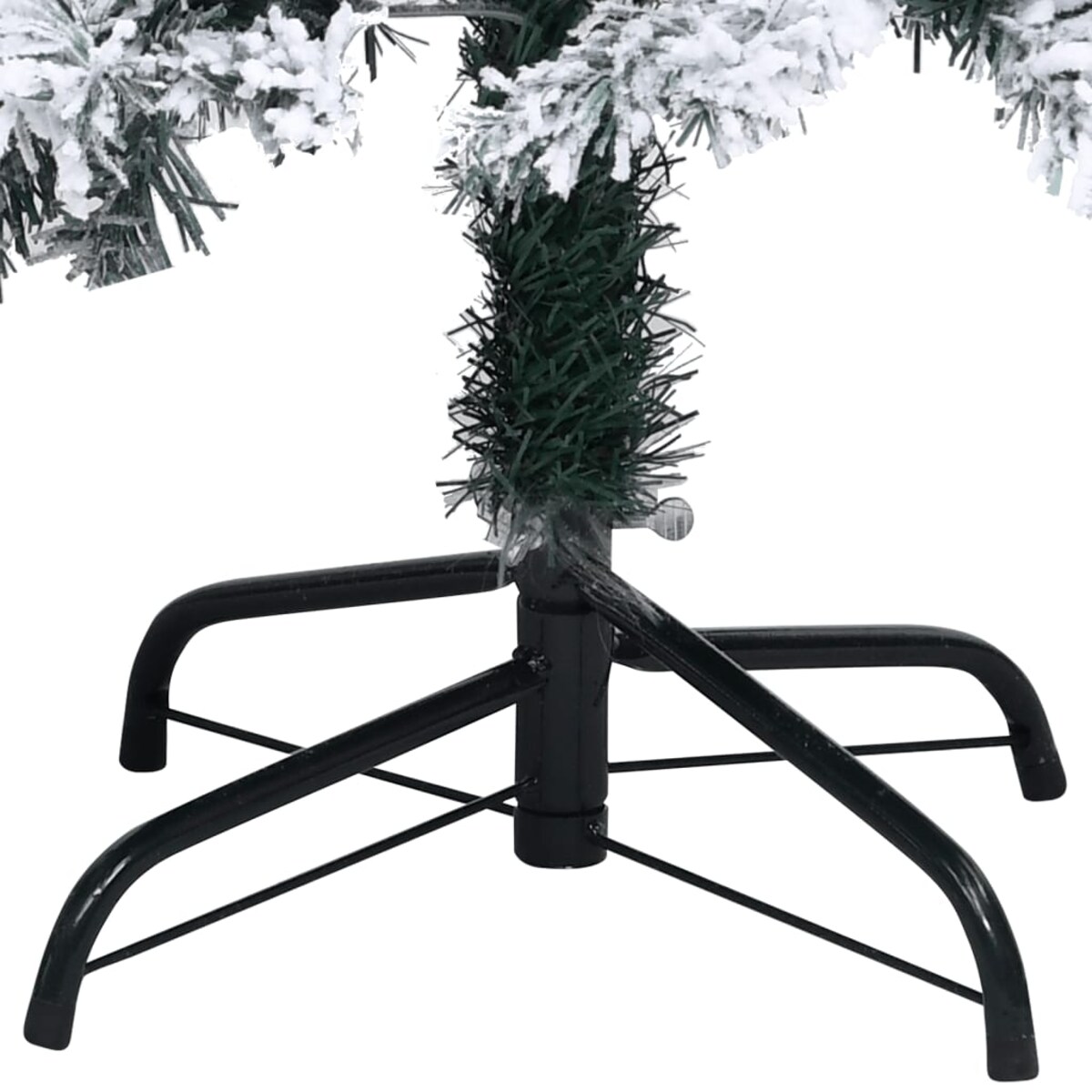 vidaXL Sztuczna choinka, flokowana śniegiem, zielona, 300 cm, PVC