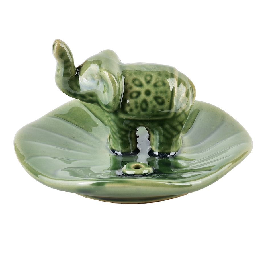 Ceramiczna podstawka pod kadzidło Słonik