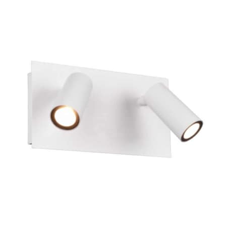 Elewacyjna LAMPA ogrodowa TUNGA 222960231 metalowa OPRAWA regulowany kinkiet LED 6W 3000K tuby loft IP54 białe, Trio