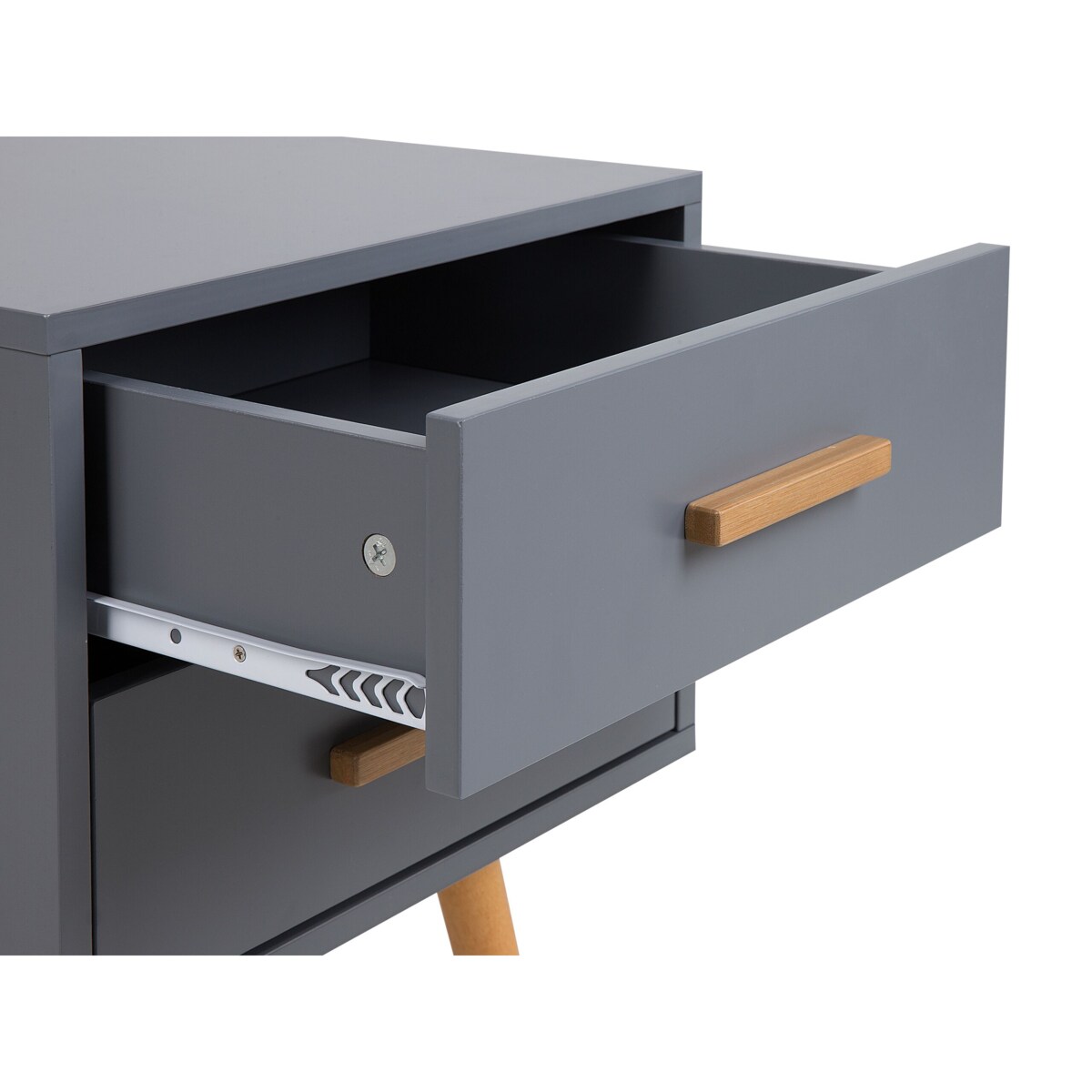 Stolik pomocniczy szary ALABAMA