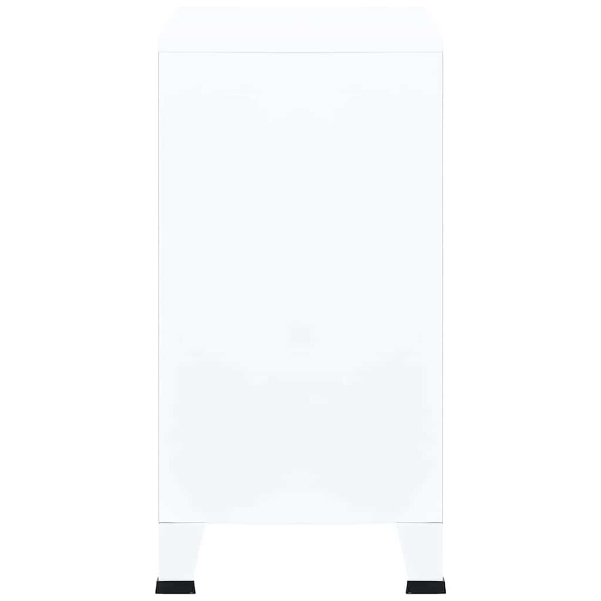 vidaXL Industrialna szafka, biała, 75x40x80 cm, stalowa