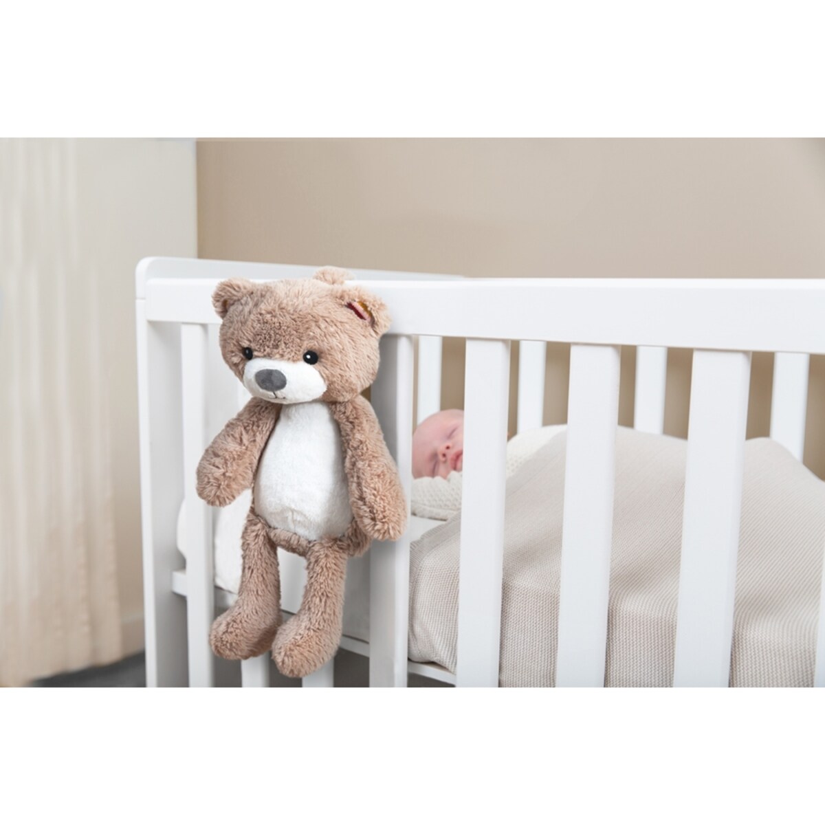 Zazu BRODY Trener Snu i Szumiąca Przytulanka Miś Taupe