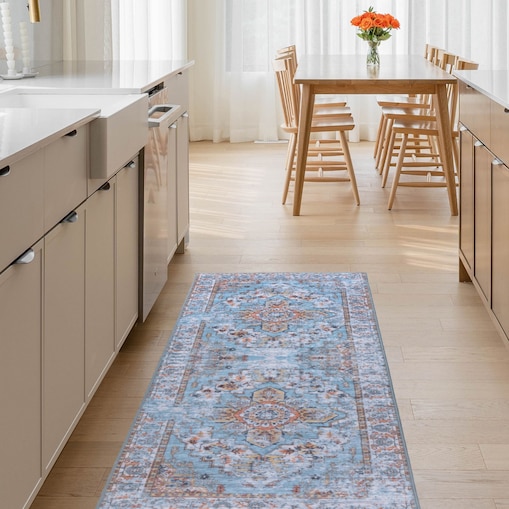 Dywan Klasyczny Sereno 80x200 cm Velvet Niebieski