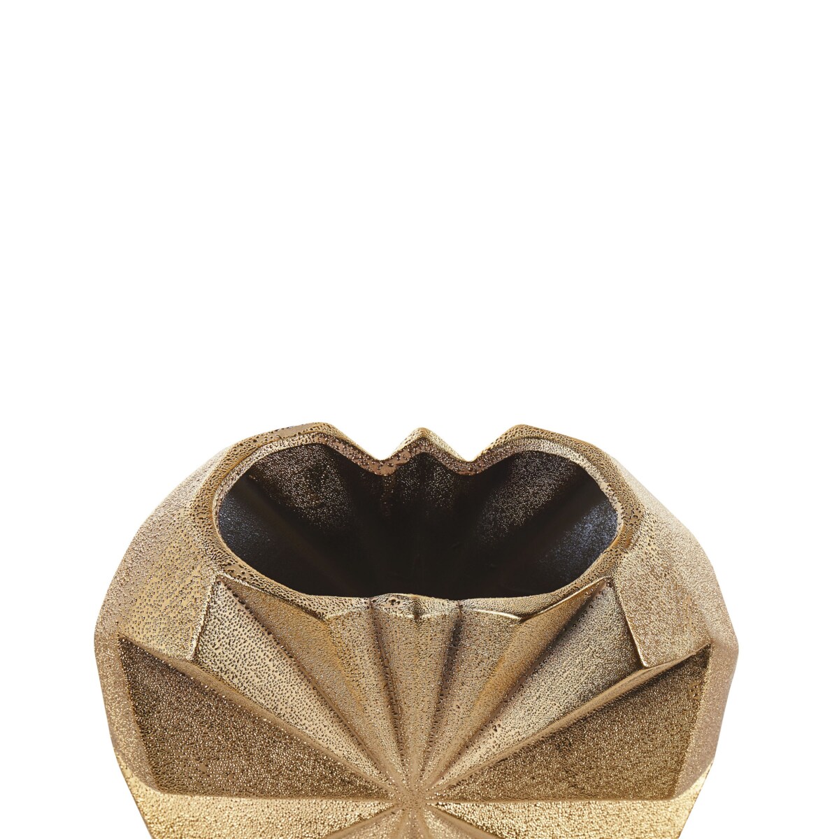 Wazon dekoracyjny ceramiczny 25 cm złoty AELIA