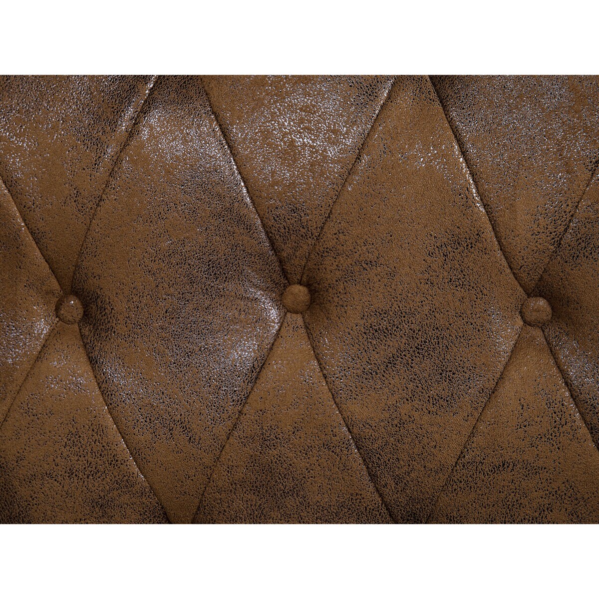 Łóżko eko zamsz 180 x 200 cm brązowe CAVAILLON