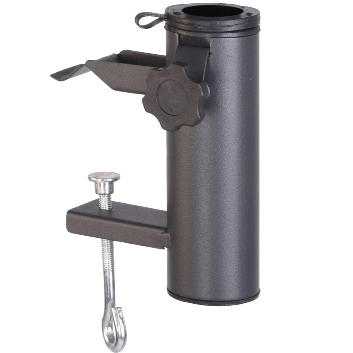 Uchwyt na parasol do zamontowania na barierkę