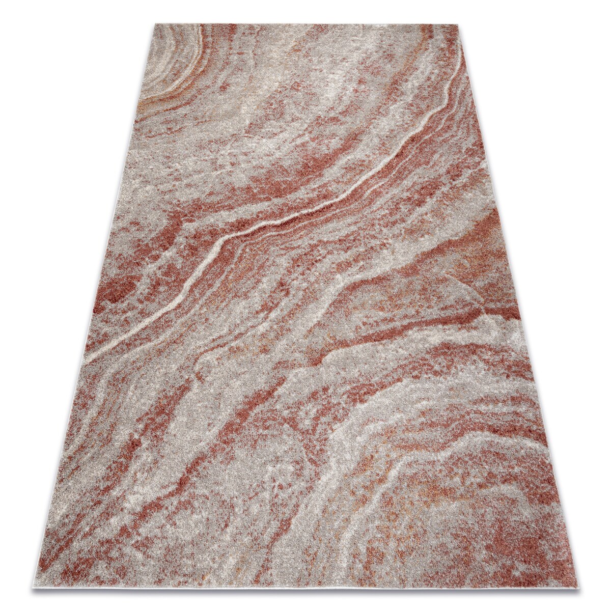 Dywan FUSION 9776 beż / terakota - 80x150 cm