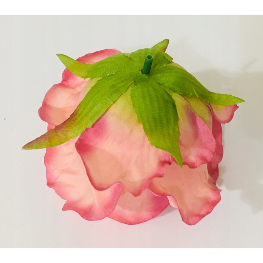 6x Róża sztuczna wyrobowa do wiązanek główka pąk święta kwiaty róże duże