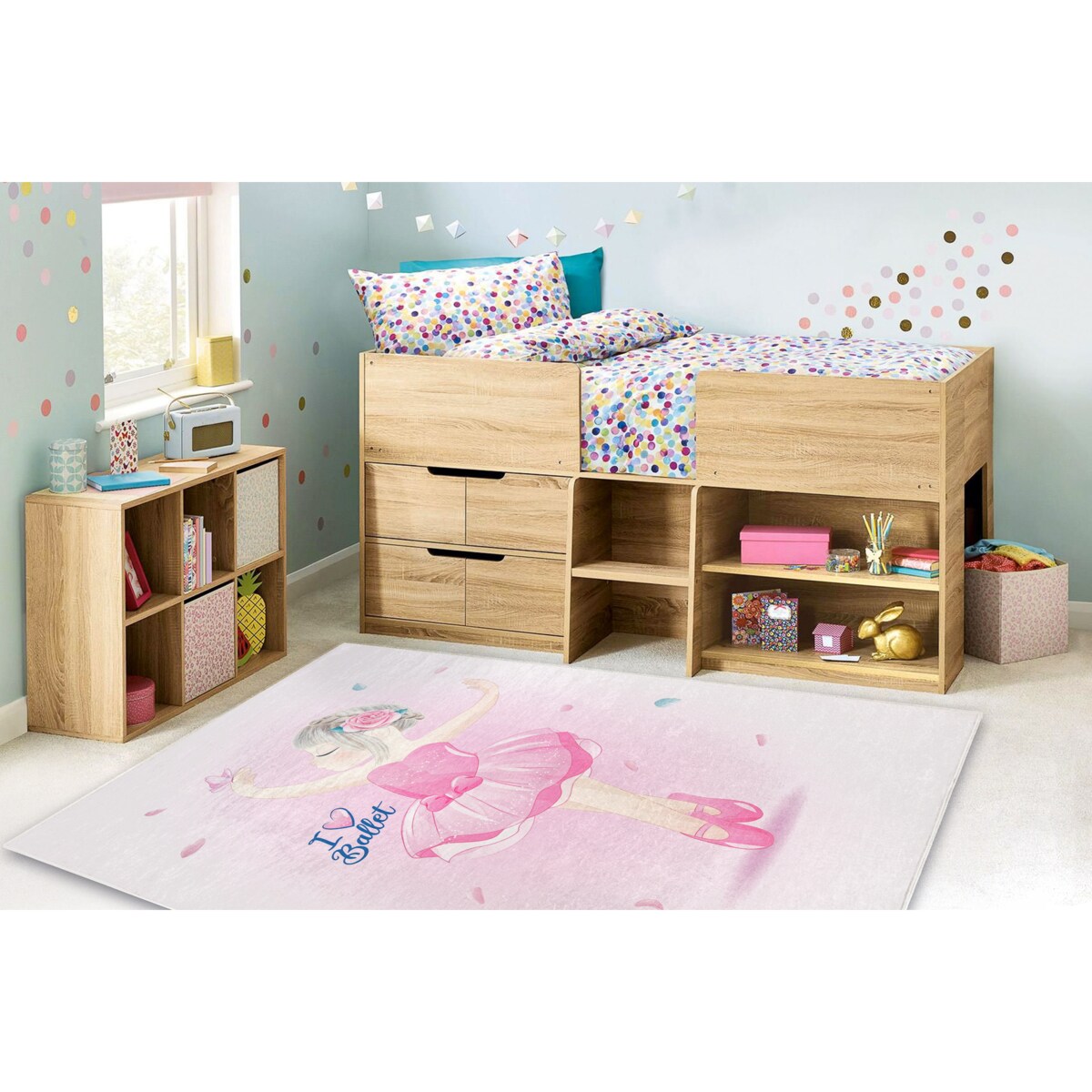 Dywan do prania BAMBINO 42830 Balerina dla 160x220 cm