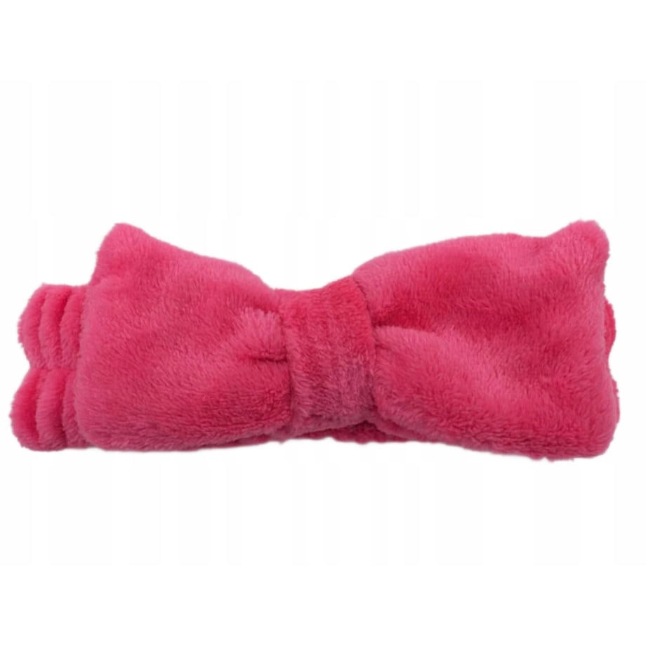 OPASKA kosmetyczna do włosów z uroczą kokardą dla kobiet NIE UCISKA GŁOWY