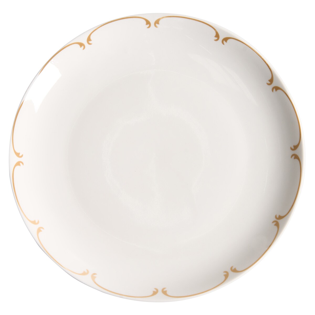 Zastawa stołowa 12-częściowa CHAROLI Porcelana Biały/ złoty