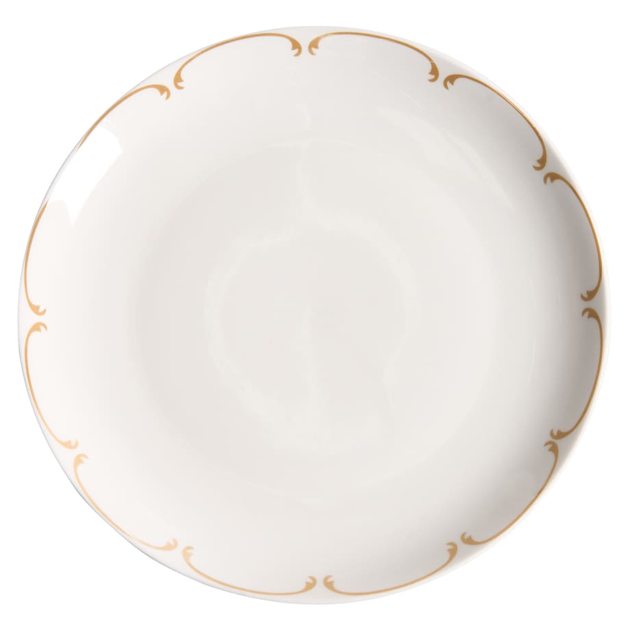 Zastawa stołowa 12-częściowa CHAROLI Porcelana Biały/ złoty