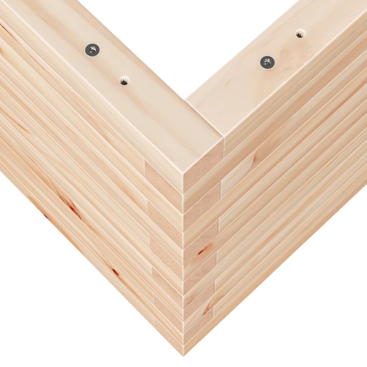 vidaXL Donica ogrodowa, 90x60x45,5 cm, lite drewno sosnowe