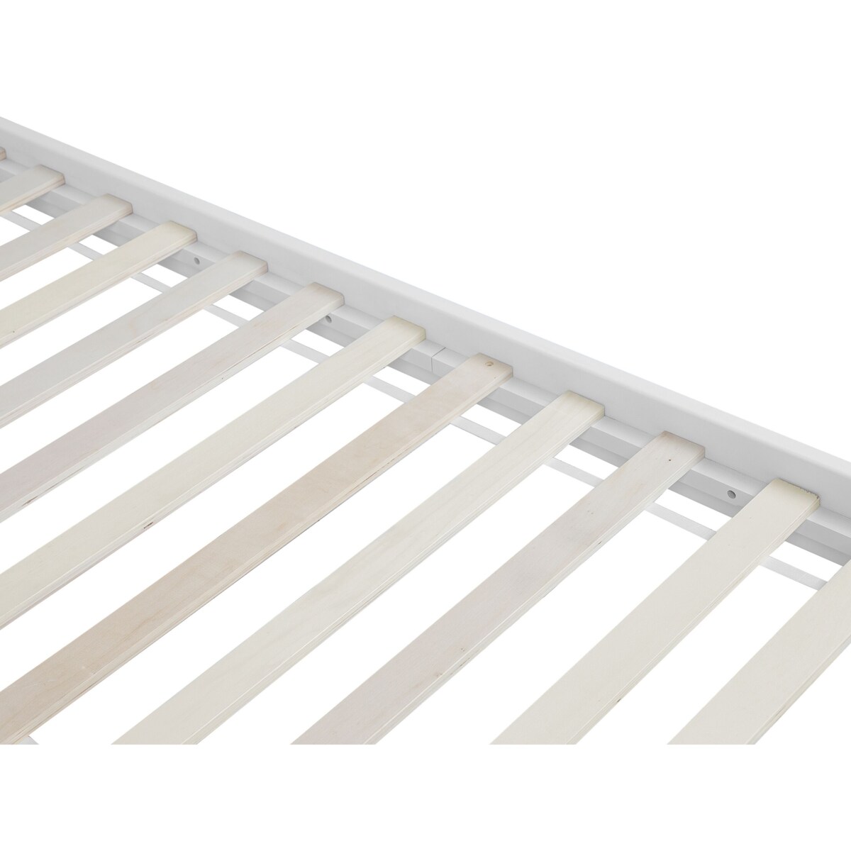 Łóżko drewniane 140 x 200 cm białe MAYENNE