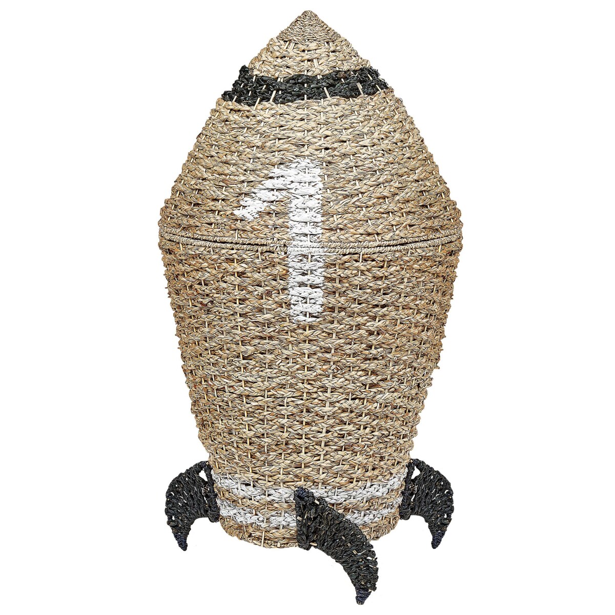 Kosz pleciony rakieta z trawy morskiej naturalny PAARL