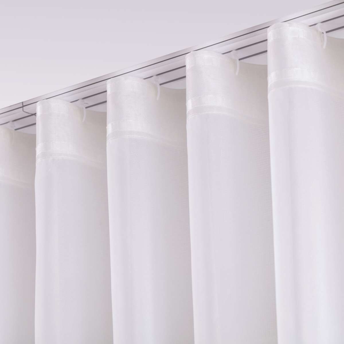 Firana na taśmie wave 300x265 ecru natural look