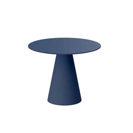 Stół okrągły PINETO 100x100 granatowy