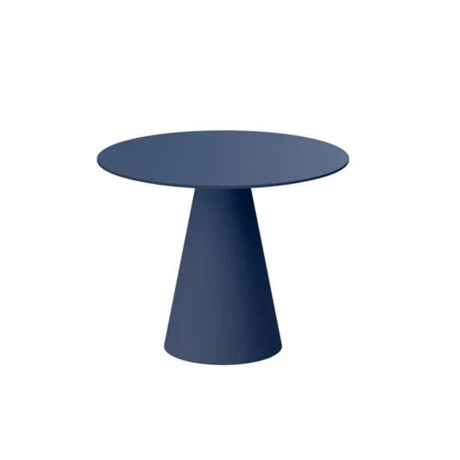 Stół okrągły PINETO 100x100 granatowy